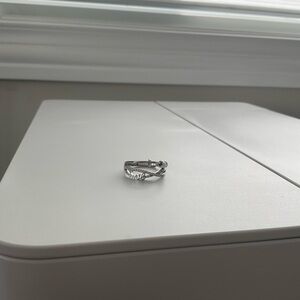 .925 adjustable fidget ring